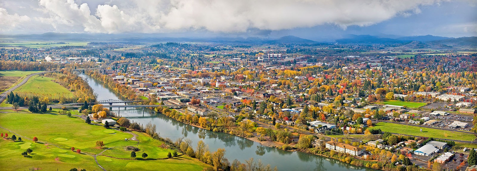 Corvallis Aerial Panorama