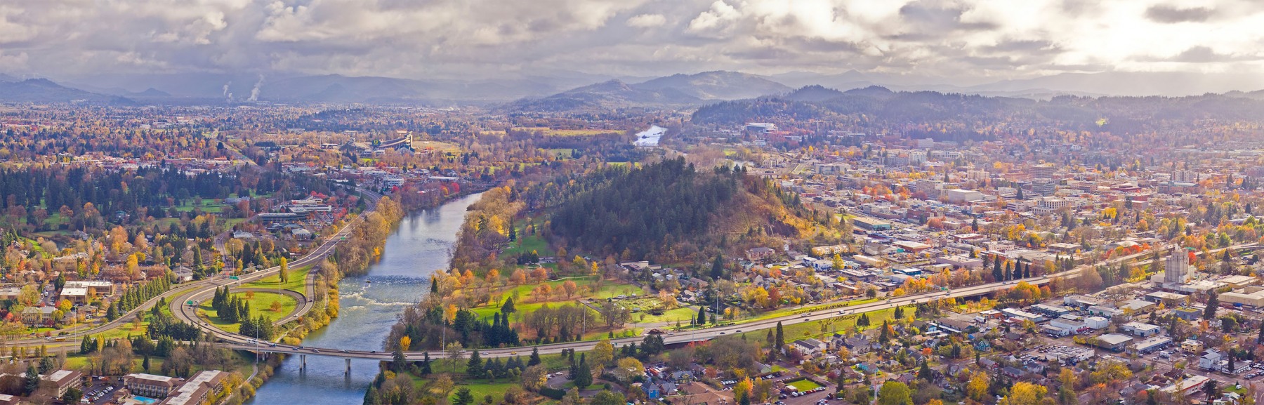 Eugene Oregon Panorama