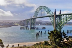 Yaquina Bay Bridge Newport Oregon